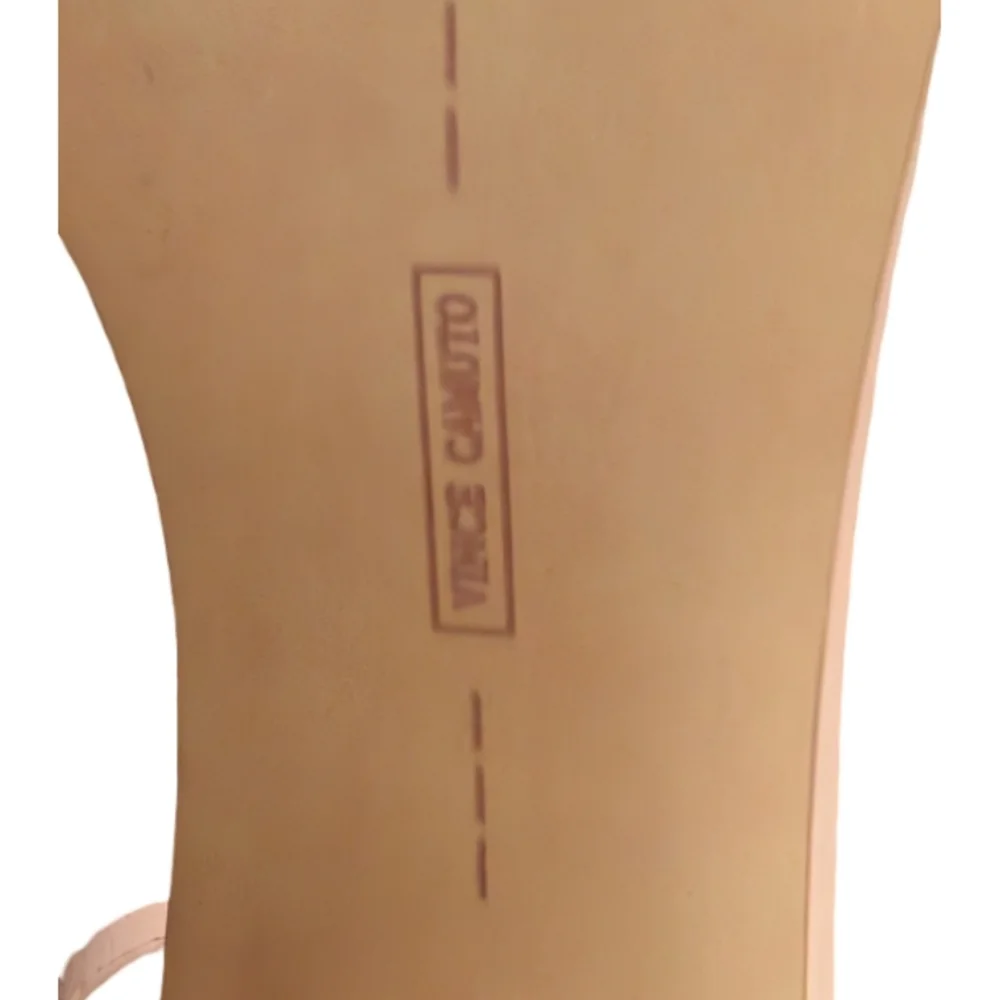 Vince Camuto Margry Nude Block Heel Sandals Size 10 - Picture 5 of 9